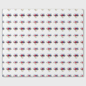 Kooperstown Baseball Geschenkpapier (Flach)