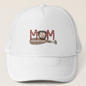 Kooperstown NY Baseball Mama Stars Team Mamas Truckerkappe (Vorderseite)
