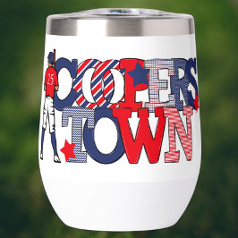 Kooperstown Patriotic Letters Baseball Mama