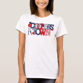 Kooperstown Patriotic Letters Baseball Player Year T-Shirt (Vorderseite)