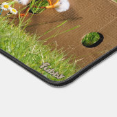 Koorddansende Fubby Poppetjes die balanseren Schreibtischunterlage (Ecke)