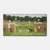 Koorddansende Fubby Poppetjes die balanseren Schreibtischunterlage (Vorderseite)