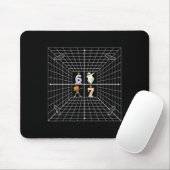 Koordinate 6 7 Lustiges Mathelehrer-Meme Wissensch Mousepad (Mit Mouse)