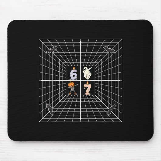 Koordinate 6 7 Lustiges Mathelehrer-Meme Wissensch Mousepad (Vorne)