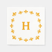 Koordinate der Nutcracker-Lilie Serviette (Vorderseite)