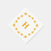 Koordinate der Nutcracker-Lilie Serviette (Ecke)