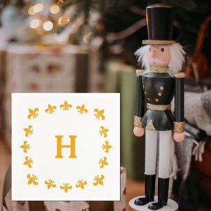 Koordinate der Nutcracker-Lilie Serviette