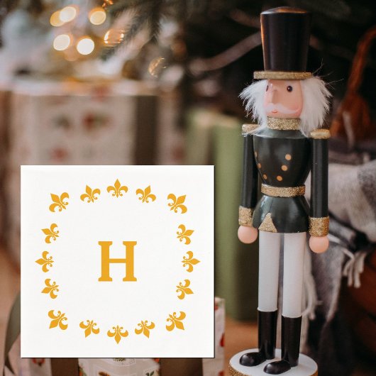 Koordinate der Nutcracker-Lilie Serviette