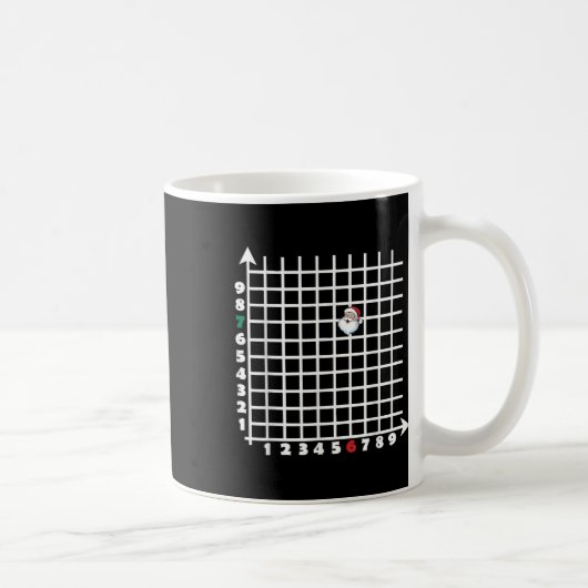 Koordinate Sechs Sieben Trendy 6 7endy Retro Groov Kaffeetasse (Rechts)