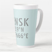 Koordinaten der Minsk Latitude Longitude Milchtasse (Rechte Ecke)