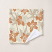 Koordinaten des tropischen Wellness-Centers - Koor Badhandtuch Set (Waschlappen)