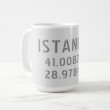 Koordinaten für Breite und Länge von Istanbul