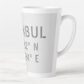 Koordinaten für Breite und Länge von Istanbul Milchtasse (Rechts)