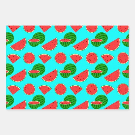 Koordinaten für das Inspiriert Watermelon-Papier Geschenkpapier Set (Vorderseite)