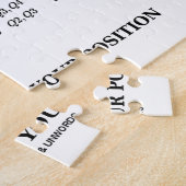 Koordinaten für den Erfolg der Physik am Lebenssta Puzzle (Seite)