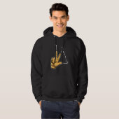 Koordinatensystem CNC-Programmierer Schneidmaschin Hoodie (Vorne ganz)