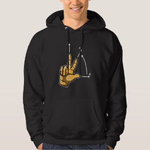 Koordinatensystem CNC-Programmierer Schneidmaschin Hoodie