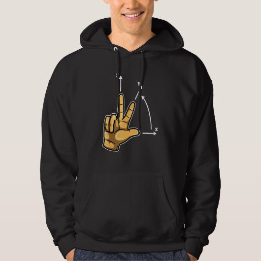 Koordinatensystem CNC-Programmierer Schneidmaschin Hoodie (Vorderseite)