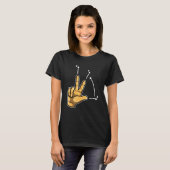 Koordinatensystem CNC-Programmierer Schneidmaschin T-Shirt (Vorne ganz)