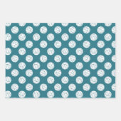 Koordination der aquamarinen Volleyballmuster in S Geschenkpapier Set (Vorderseite 2)