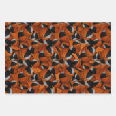 Koordination der schwarz-grauen Basketballmuster i Geschenkpapier Set (Vorderseite)