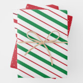 Koordination des Weihnachtswrapping-Papiers Geschenkpapier Set (Beispiel)