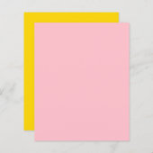 Koordination von Gold und Rosa-Farben (Vorne/Hinten)