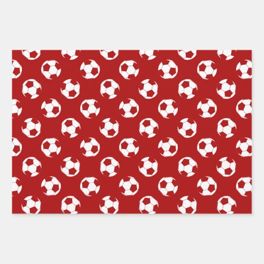 Koordination von Set-Rot-Graubällen Geschenkpapier Set (Vorderseite 2)