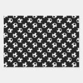 Koordination von Set-Schwarzgraukugeln Geschenkpapier Set (Vorderseite 2)