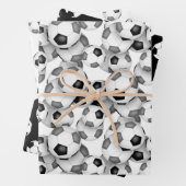 Koordination von Set-Schwarzgraukugeln Geschenkpapier Set (Beispiel)