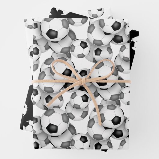 Koordination von Set-Schwarzgraukugeln Geschenkpapier Set (Beispiel)