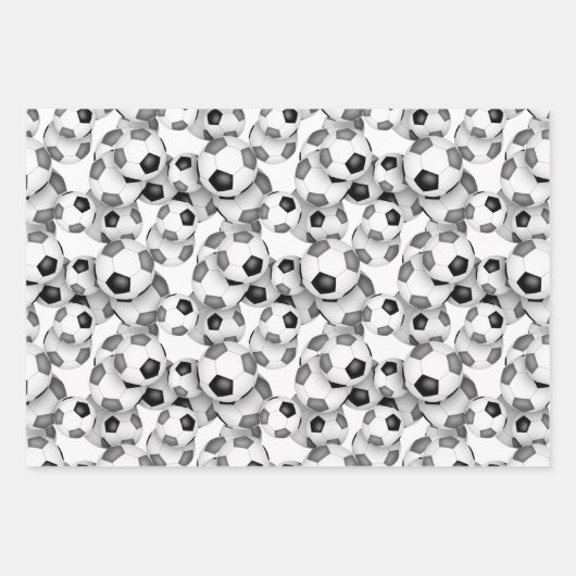 Koordination von Set-Schwarzgraukugeln Geschenkpapier Set (Vorderseite)