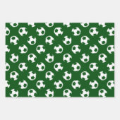 Koordination von Set- und Fußballbällen Geschenkpapier Set (Vorderseite 2)