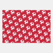 Koordination von sportlichen gemusterten Set Roten Geschenkpapier Set (Vorderseite 2)