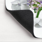 Koordinationselemente für Blue Lace Hydrangea Mousepad (Ecke)