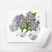 Koordinationselemente für Blue Lace Hydrangea Mousepad (Mit Mouse)