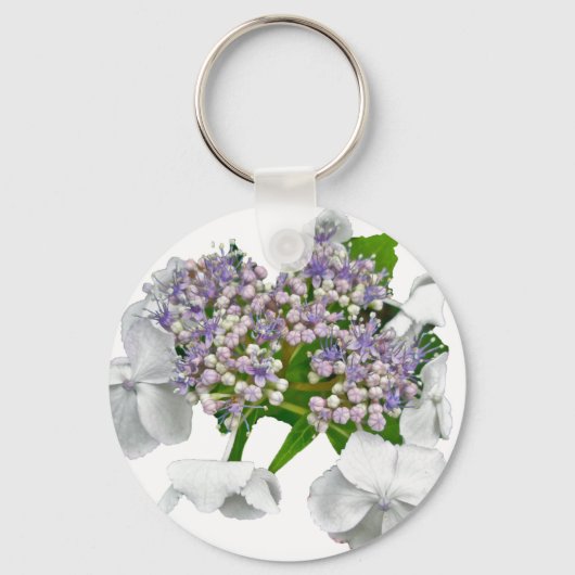 Koordinationselemente für Blue Lace Hydrangea Schlüsselanhänger (Vorderseite)