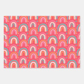 Koordinationsmuster für den Regenbogen und die Fee Geschenkpapier Set (Vorderseite 3)