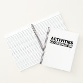 Koordinator der Tätigkeiten Notizblock (Innenseite)