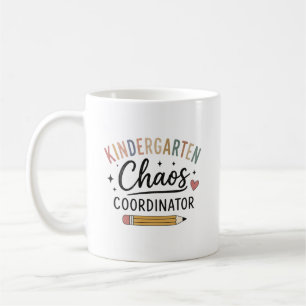 Koordinator des Chaos im Kindergarten Lustiger Leh Kaffeetasse