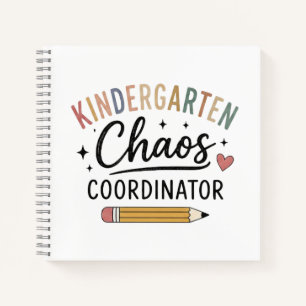 Koordinator des Chaos im Kindergarten Lustiger Leh Notizblock