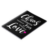 Koordinator des Chaos Lehrer mit Kraft durch Jesus Notizblock (Linke Seite)