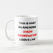 Koordinator des Chaos, phantastisch Kaffeetasse (Links)