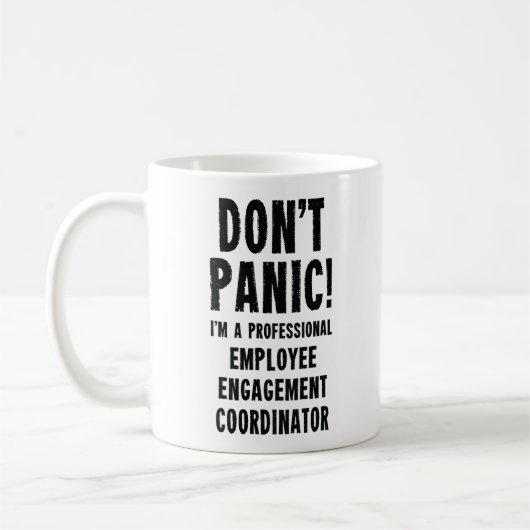 Koordinator für die Verlobung Kaffeetasse (Links)