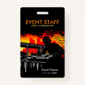 Koordinator für die Zusammenstellung von Sitzungen Ausweis (Rückseite)