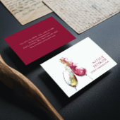 Koordinator für Veranstaltungen in Rot und Weiß Visitenkarte