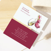 Koordinator für Veranstaltungen in Rot und Weiß Visitenkarte