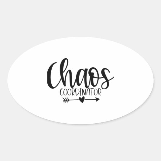 Koordinator Ovaler Aufkleber (Vorderseite)