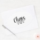 Koordinator Ovaler Aufkleber (Umschlag)