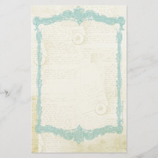 Koordiniereninspiriertes Briefpapier janes Austen (Vorderseite)